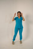 Pacific Blue Feathersoft™ Milano scrub set