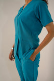 Pacific Blue Feathersoft™ Milano scrub set