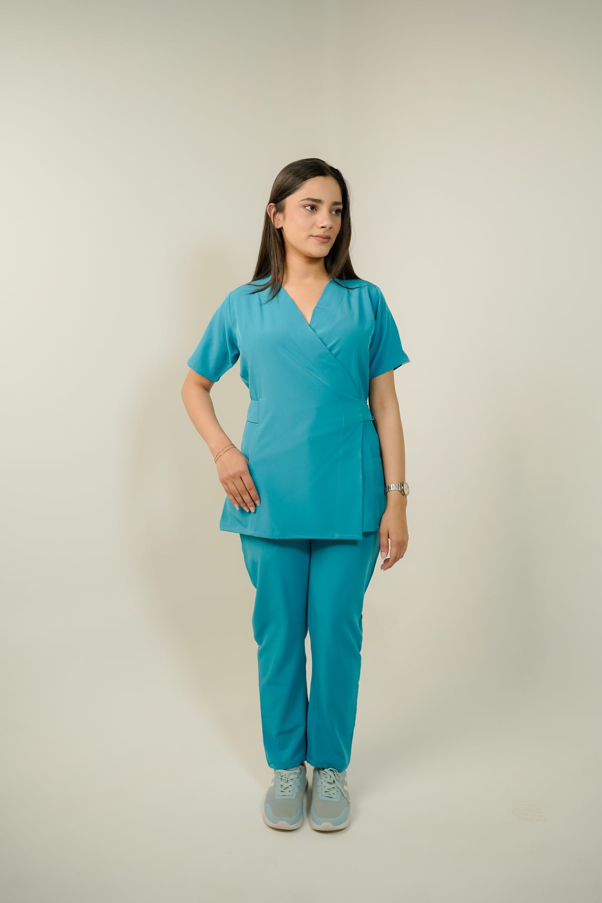 Pacific Blue Feathersoft™ Paris Scrub Set