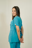 Pacific Blue Feathersoft™ Paris Scrub Set