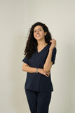 Navy Blue Feathersoft™ Milano Scrub Set