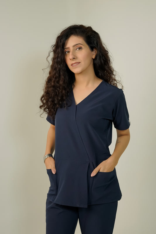 Navy Blue Feathersoft™ Milano Scrub Set