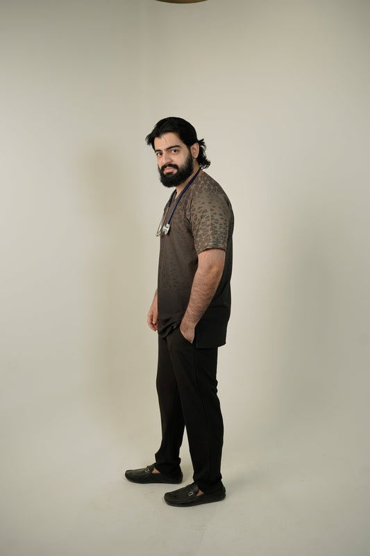 Olive Iron Feathersoft™ With Black Trousers