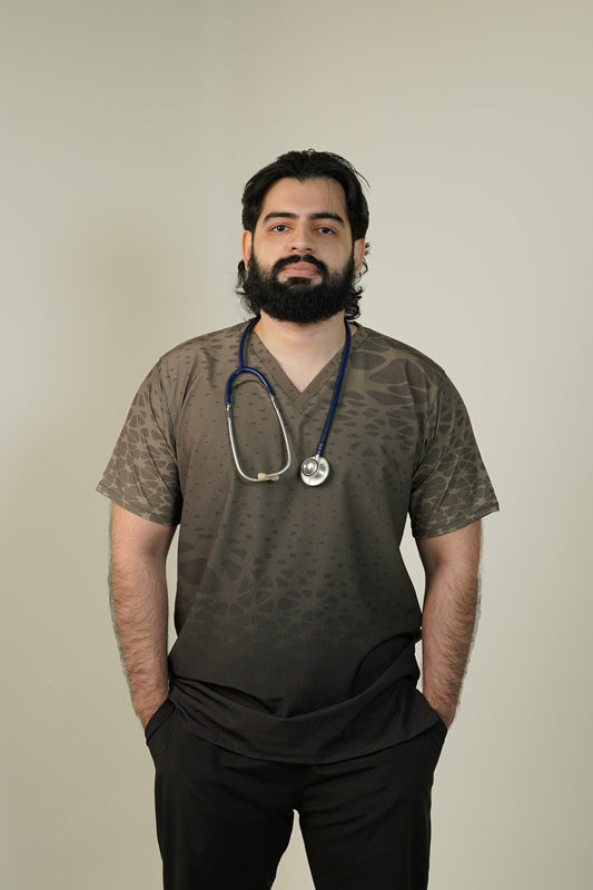 Olive Iron Feathersoft™ With Black Trousers