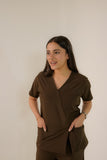 Lisbon Brown Feathersoft™ Milano Scrub Set