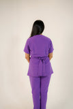 Dark Lavender Feathersoft™ Paris Scrub Set