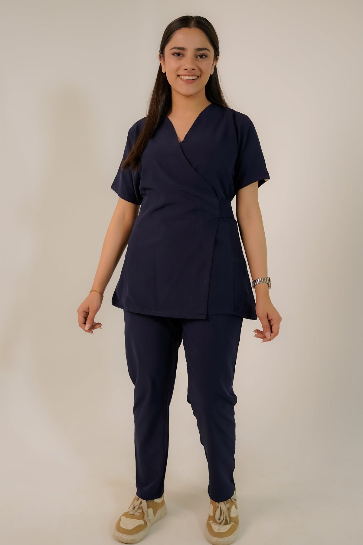 Navy Blue Feathersoft™ Paris Scrub Set