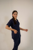 Navy Blue Feathersoft™ Paris Scrub Set