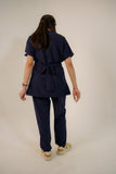 Navy Blue Feathersoft™ Paris Scrub Set