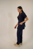 Navy Blue Feathersoft™ Paris Scrub Set