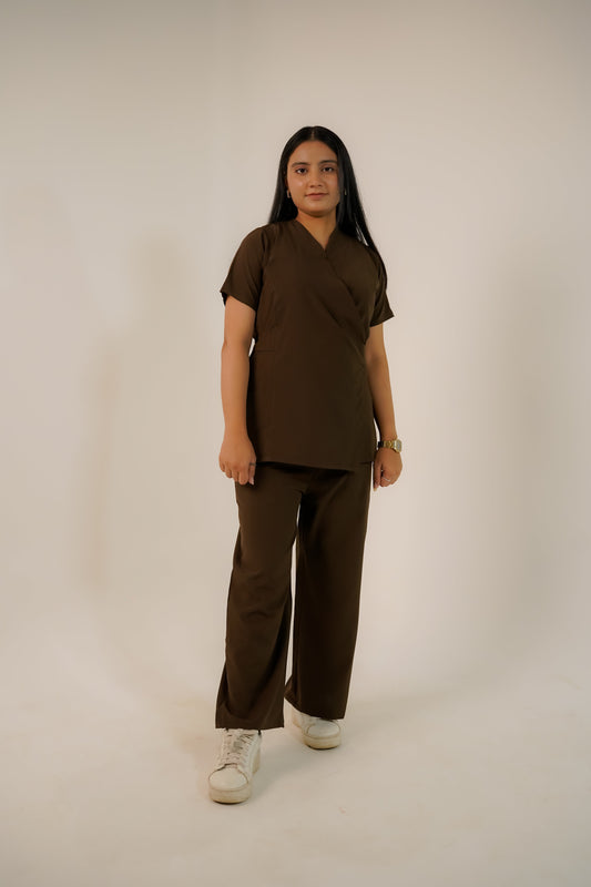 Imperial Brown Feathersoft™ Paris Scrub Set