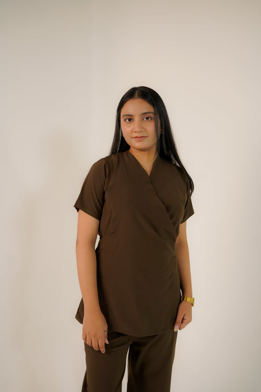 Imperial Brown Feathersoft™ Paris Scrub Set