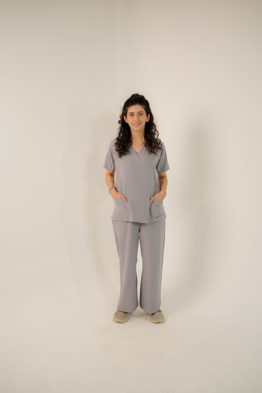 Oslo Grey Feathersoft™ Milano Scrub Set