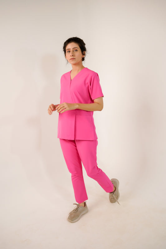 Pink Feathersoft™ Milano Scrub Set