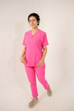 Pink Feathersoft™ Milano Scrub Set