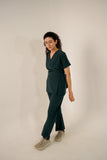 Dark Green Feathersoft™ Paris Scrub Set