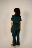 Dark Jungle Green Feathersoft™ Paris Scrub Set