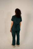 Dark Jungle Green Feathersoft™ Paris Scrub Set