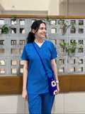 Zinc blue Classic Collar Women's Scrub (Limited edition)