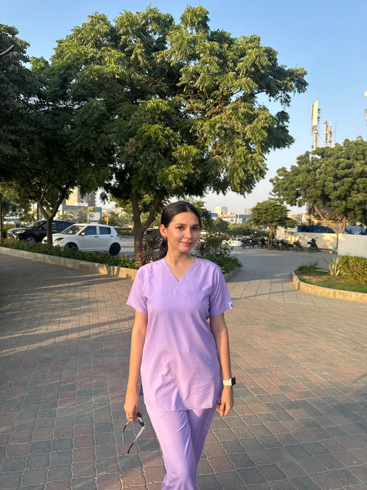 Lilac Women Scrubs