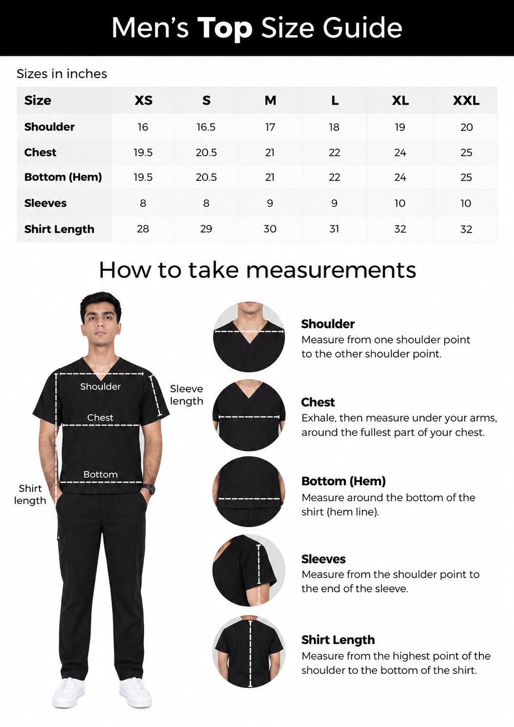 Top Size Guide