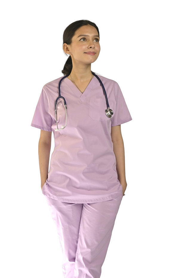 Lilac Women Scrubs - Scrubs Pk