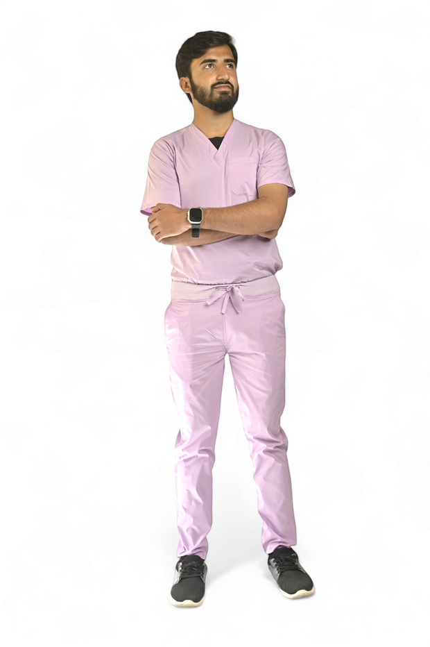 Lilac Men's Scrubs - Scrubs Pk