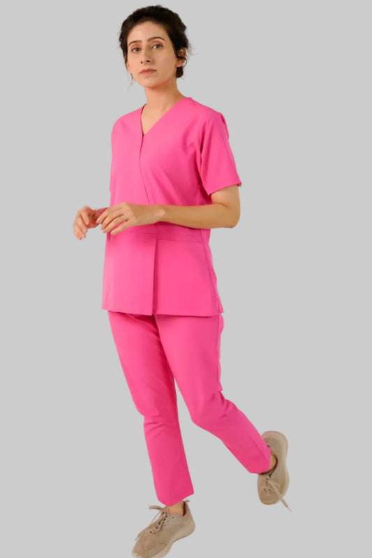 Pink Feathersoft™ Milano Scrub Set